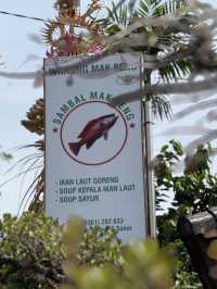 A legendary local eatery at Sanur Harbor