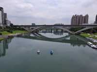 Explore the Bitan Suspension Bridge at Xindian, New Taipei City, Taiwan