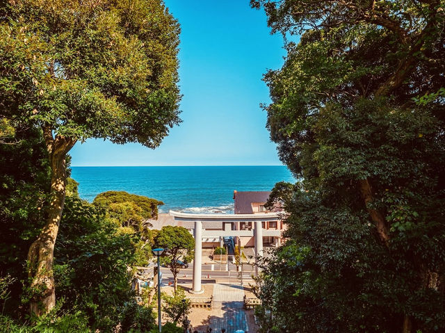 Summer Day at Ōarai Isosaki Shrine: A Breathtaking Oceanfront Escape