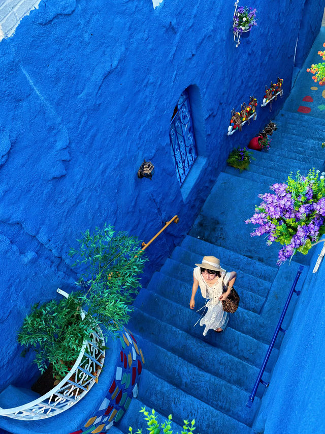 💙 Think it’s Morocco? Guess again — this is Harbin, China!