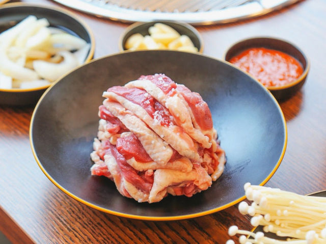 정관 고기집 샵52 오리숯불구이와 곤드레밥 보양식의 만남