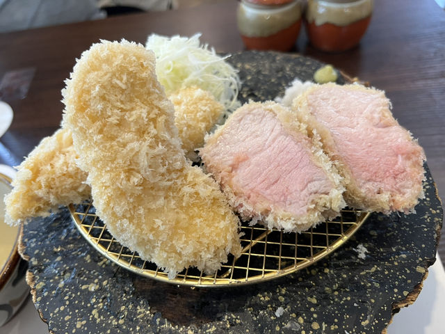 沖繩<那霸>推薦餐廳☆*:.｡. o(≧▽≦)o .｡.:*☆豬排定食