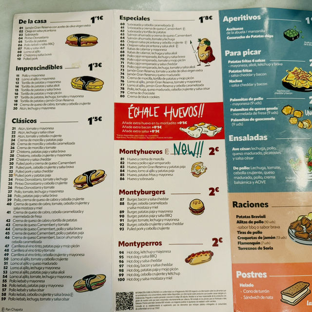 コスパ良し！ミニサンドイッチとビール🍻【Cervecería 100 Montaditos】