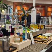 Enjoying Lounge access at Dusit Princess Melaka