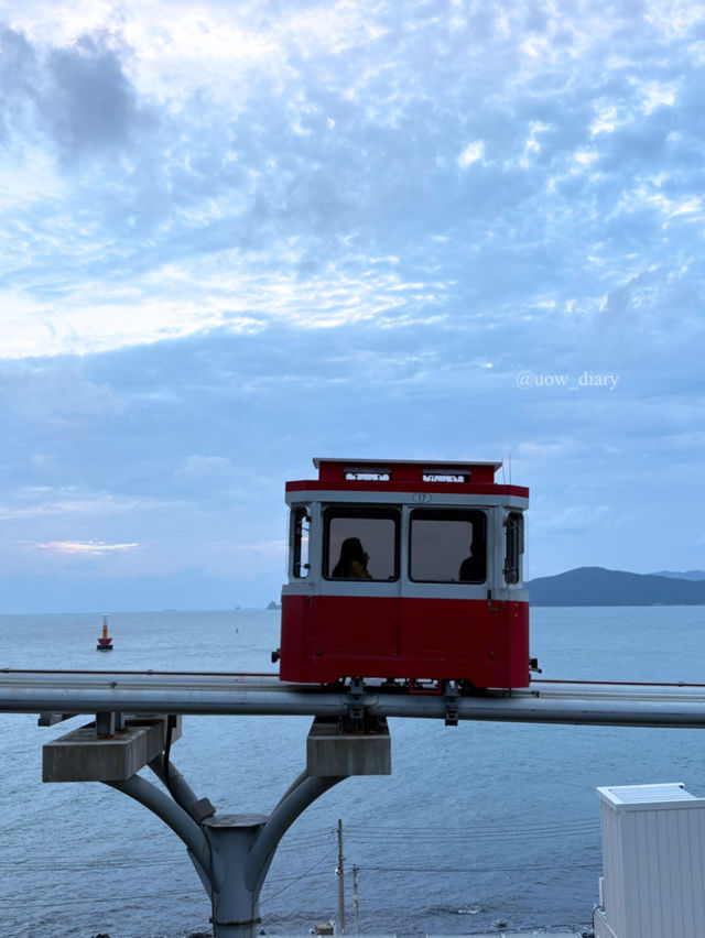 🚠✨ 보기만 해도 기분 좋아지는 부산 스카이캡슐 💙 