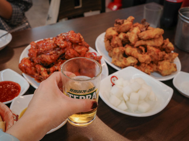 경기도 여행 수원 통닭거리 맛집 진미통닭 본점 후기