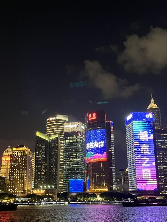 外灘夜色下的城市魅力✨