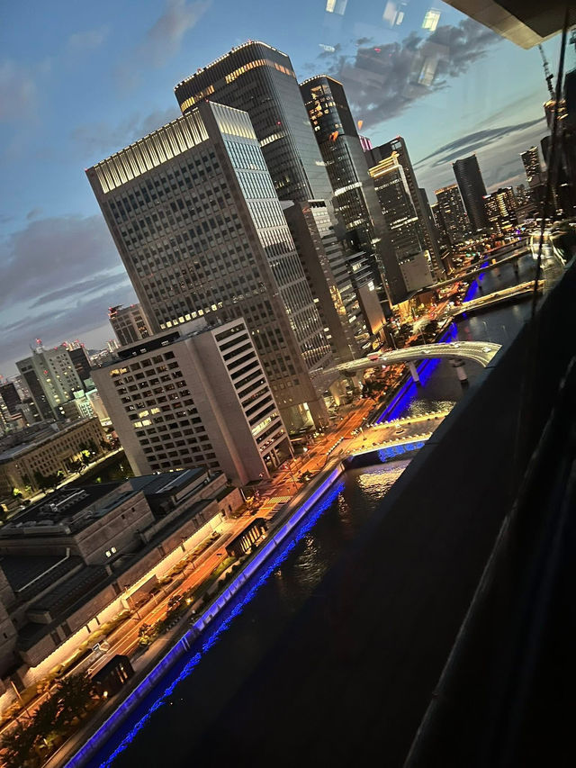 大阪堂島濱塔16樓WowUs的百萬夜景免費觀景台