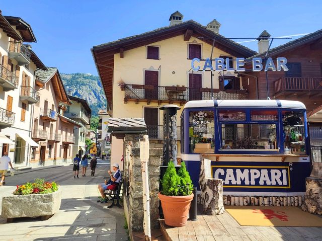 Courmayeur, a village in the heart of the Alps