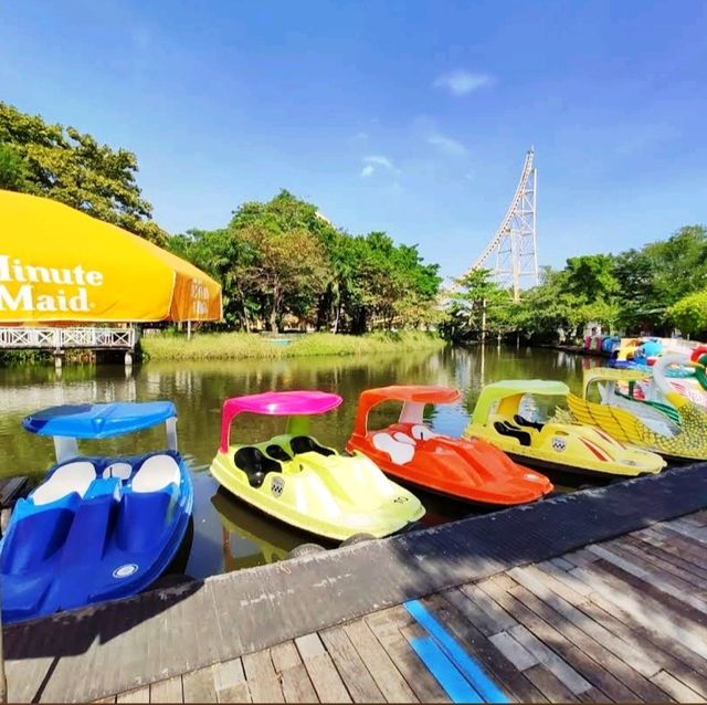 《暹羅水上樂園》🎡曼谷老式遊樂園🎢