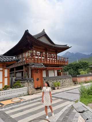 Aesthetic delight at Eunpyeong Hanok Village.