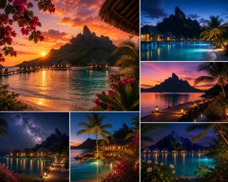 🌅 I Came to See Bora Bora… But Stayed for This Sunset