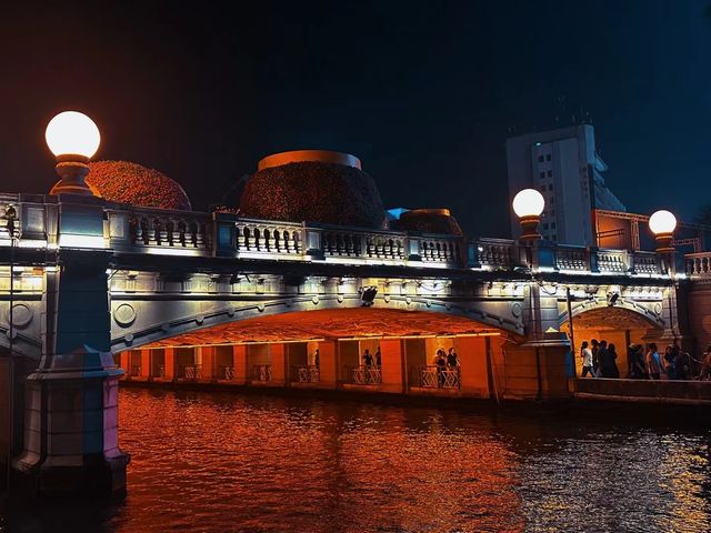 為什麼夜晚的日月雙塔文化公園這麼美呢！