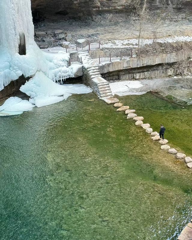 山西‖長治‖通天峽‖近距離接觸大冰瀑