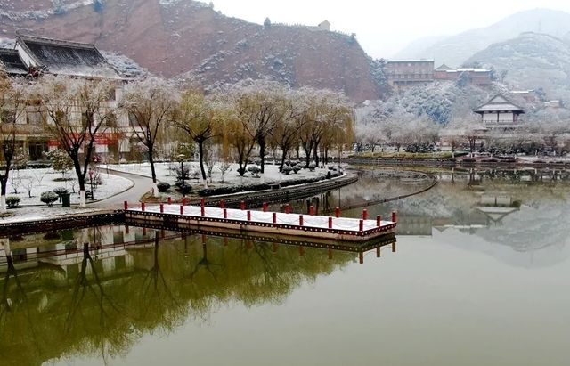 甘谷：一個雪景美如畫的小城