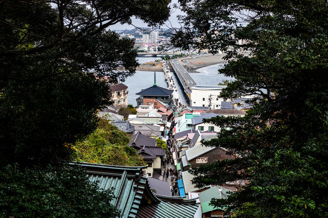 陰天鎌倉 不見富士山 仍值得一去