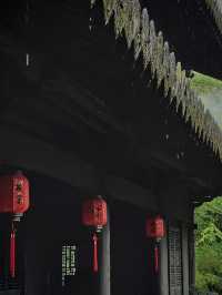 雨天的蒼南碗窯古村 仿佛回到了明清朝代