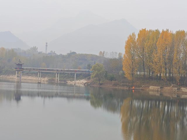西安東溝水庫|一幅秋冬的水墨畫。 西安東溝水庫|一幅秋冬的水墨畫。