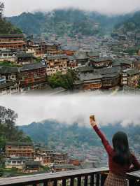 絕美觀景台｜藏在千戶苗寨雲端之巔的秘境民宿。