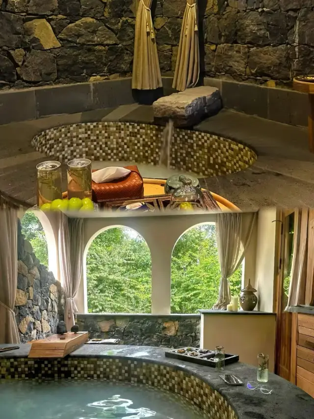 비수기! 텅충! ! 객실마다 전용 온천탕이 있어 체크아웃하기 싫어요.