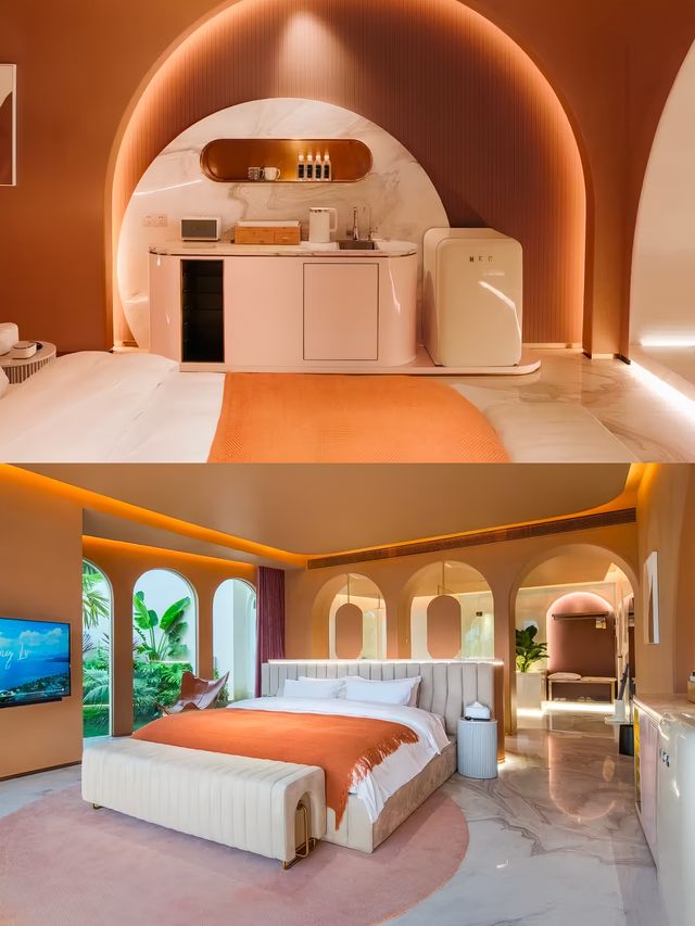 適合一家三口入住的全海景酒店。