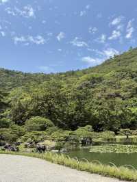 日本三大名園之一栗林公園