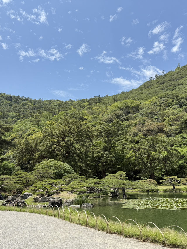 日本三大名園之一栗林公園