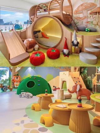 The kids went wild in this room!