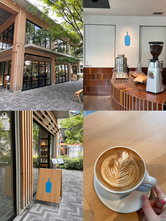 東京探店｜澀谷藍瓶咖啡☕️隱藏在公園裡的愜意角落