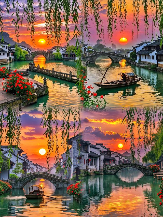 日出江南,水墨畫般嘅自然景觀 日出江南,水墨畫般嘅自然景觀