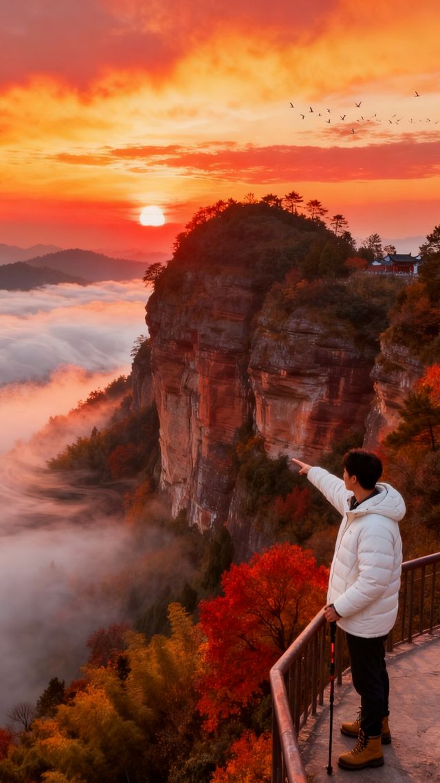 地點：安徽·齊雲山 友情提醒：這不是黃山，是皖南的道教仙山！ 之前一直覺得黃山已經美到頂