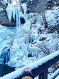 今天的一場雪 嵩山雪後的嵩山 才是打開最仙境的方式