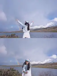 川西旅遊拍照姿勢（一）｜紅海子