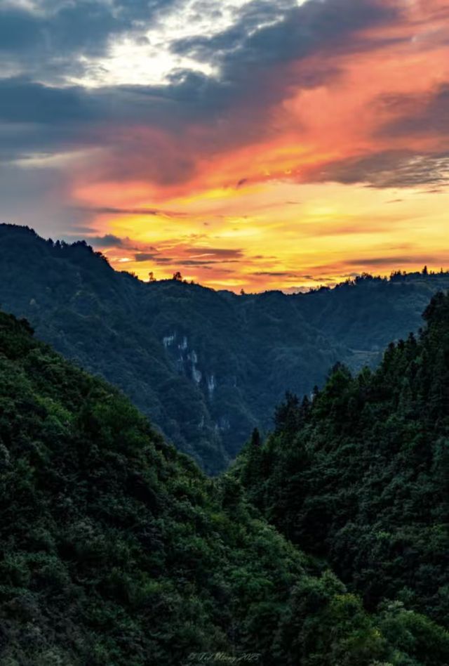 開陽雙絕 天坑極限盪鞦韆 瀑布秘境享清涼