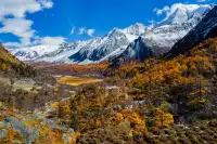 住進4000米的亞丁村,推窗見神山!