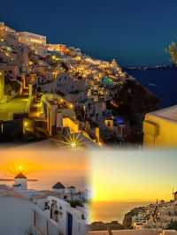 走在伊亞街道，連影子都染上了愛琴海的溫柔