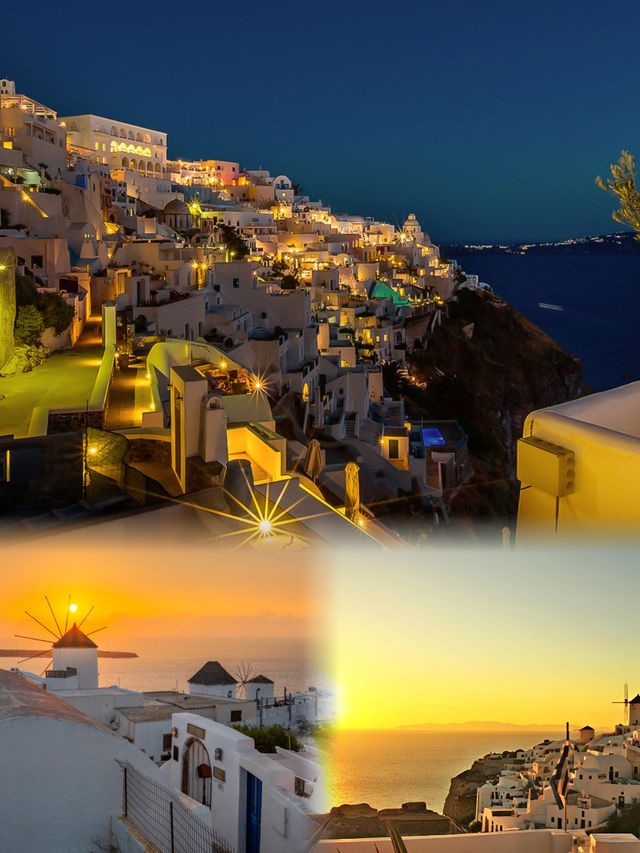 走在伊亞街道，連影子都染上了愛琴海的溫柔