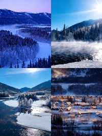 新疆阿勒泰的冬季冰雪景觀獨特