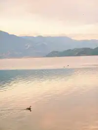 我在瀘沽湖收集了一整個日落劇場的浪漫