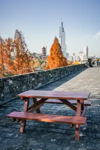 在明城牆解放門,我拍到了最金陵的秋天!