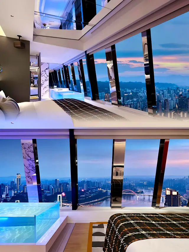 重慶の江景ホテルの天井！ISEYA世野がまさに神レベル