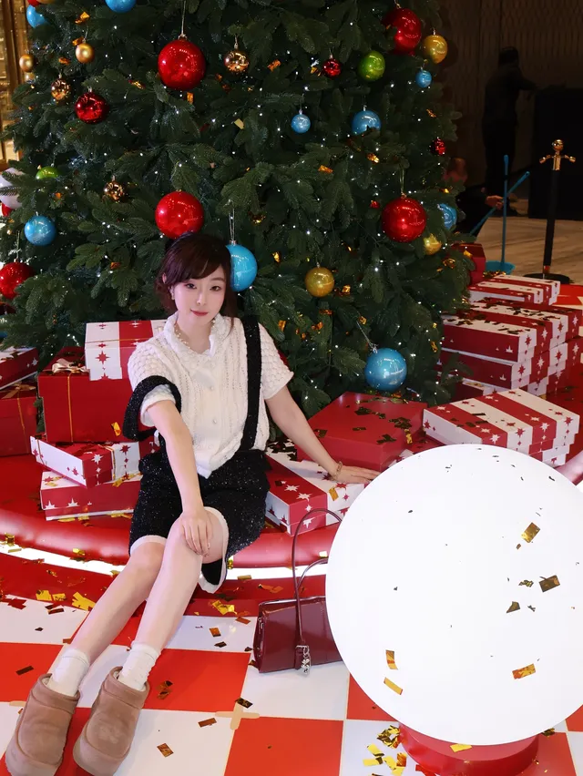 姐妹們！西安SKP今年的聖誕裝置真的絕了！