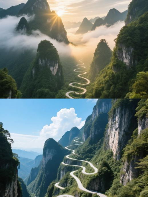 Tianmen Mountain｜After climbing the 999 steps of the Heavenly