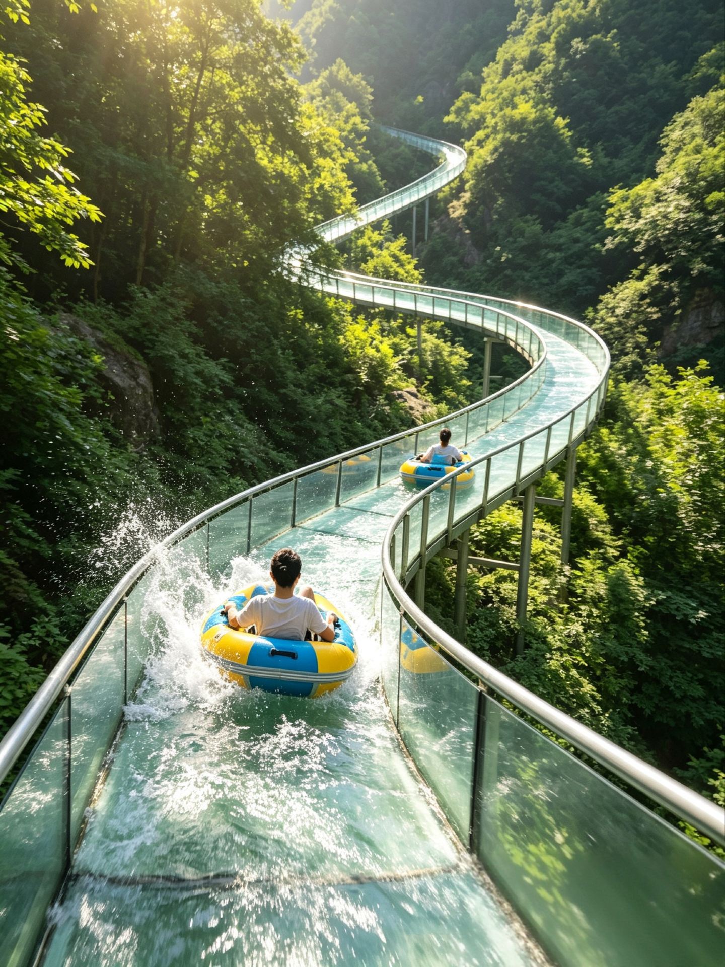 Destinasi liburan musim panas yang sempurna di wilayah Delta Sungai Yangtze! Taman OMG Heartbeat Tonglu terletak di Kawasan Wisata Chuiyun Tongtianhe. Gua karst kuno di sana mempertahankan suhu konstan 18℃, menyediakan tempat peristirahatan musim panas yang alami. Dipadukan dengan berbagai wahana menegangkan di ketinggian, tempat ini ideal untuk kencan, liburan keluarga, atau kelompok teman – rute yang nyaman dan mudah.

📍Informasi Dasar

Nama: Taman OMG Heartbeat (Chuiyun Tongtianhe)

Alamat: Desa Donglin, Kota Yaolin, Tonglu, Hangzhou

⏰Jam Operasional Musim Panas: 08:00–22:00 (Masuk terakhir pukul 19:30)
Pendaftaran tiket siang hari ditutup pukul 16:30 | Sesi malam 16:30–22:30
Durasi kunjungan yang disarankan: 3–5 jam

🎢Atraksi yang Wajib Dikunjungi

▫️Pelayaran Sungai Tongtianhe: Sungai bawah tanah dan gua karst, tempat pelarian musim panas yang alami. Kamar ber-AC

▫️Tim Ekspedisi Central Earth: Petualangan mendaki gua, cocok untuk keluarga.

▫️Roller Coaster Sky Road: Roller coaster gunung sepanjang 3 km, akses eskalator, tidak perlu mendaki.

▫️Jembatan Langit Lingyun: Jembatan kaca transparan sepanjang 300 m, sempurna untuk berfoto.

▫️Ayunan Langit: Atraksi ekstrem di tepi tebing, tantangan bagi yang berani.

▫️Arung Jeram Dragon Chasing: Seluncuran air kaca sepanjang 1000 m, wajib dicoba untuk aktivitas air musim panas.

▫️Koridor Awan Sembilan Langit: Platform pengamatan yang menggantung, menawarkan pemandangan pegunungan panorama. Cahaya

🎫Referensi Tiket
Tiket Dasar: Tiket Masuk + Tur Perahu Gua
Tiket Super All-in-One 399 RMB ✅ Pilihan terbaik, mencakup semua atraksi populer
Tiket Panorama 498 RMB, termasuk Ekspedisi Ilmiah Inti Bumi
Anak-anak di bawah 1,2m gratis, anak-anak 1,2–1,4m setengah harga. Batasan tinggi badan berlaku untuk atraksi di ketinggian. Tiket online menawarkan diskon lebih baik.

🚶Rencana Perjalanan Mudah
Pintu Masuk → Tur Perahu Sungai Tongtian → Stasiun Setengah Gunung → Eskalator Naik Gunung → Jembatan Langit Lingyun → Ayunan Langit → Koridor Awan Jiutian → Mobil Terbang Jalan Langit → Arung Jeram Naga → Keluar

💡Tips Perjalanan

▪️Transportasi: Sebaiknya dengan mobil, sekitar 1,5 jam dari Hangzhou; 30-40 menit dengan taksi dari Stasiun Kereta Api Cepat Tonglu

▪️Pakaian: Kenakan sepatu kets yang nyaman, tabir surya, dan pakaian ganti untuk arung jeram

▪️Saran Kunjungan: Hindari panas di siang hari di dalam gua; lebih sedikit orang dan suasana malam yang lebih imersif.