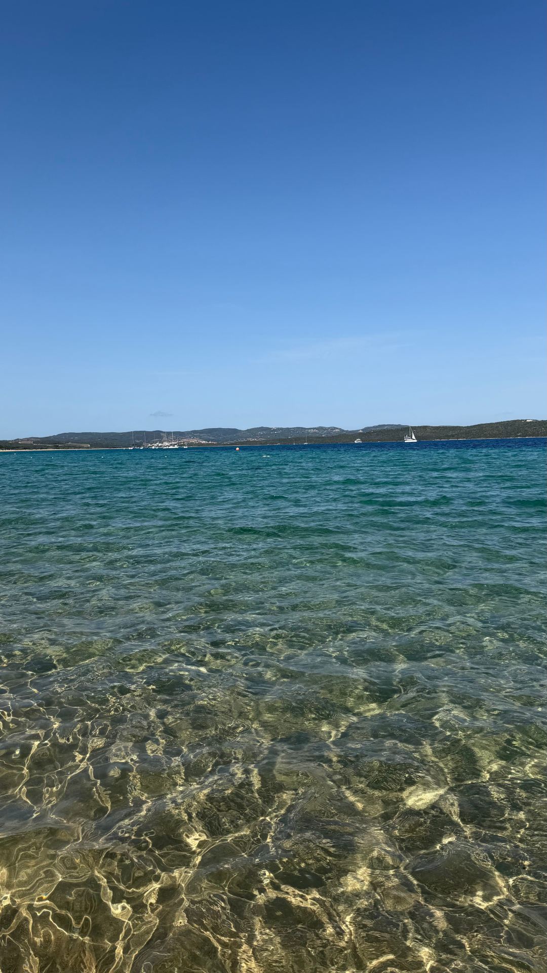 Beautiful Beach with Clear Water and Golden Sand