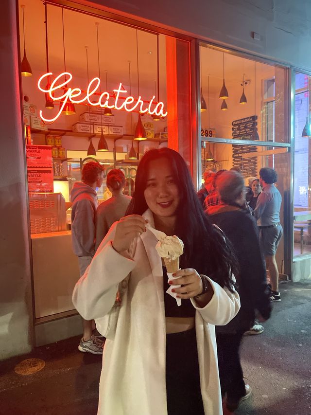 Visiting melbourne's popular gelato place 😍