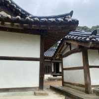 비 오는 날의 오죽헌 산책