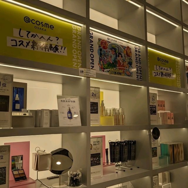 ９月１日 GRAND OPEN　@cosme OSAKA　LUCUA 1100 に行ってみた。