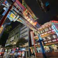 「中華街」横浜とイルミネーションと夜景