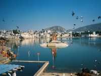 Holy site in Pushkar, India